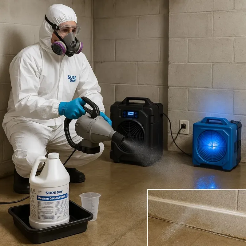 Sanitization and Odor Removal process in Everett, PA